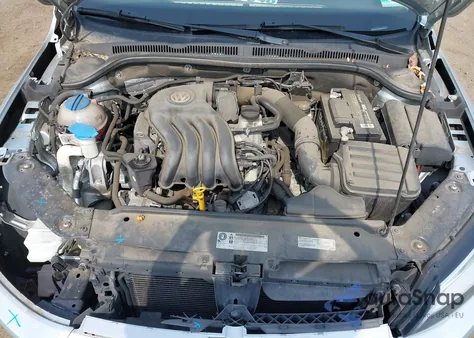 2013 Volkswagen Jetta 2.0L S из США, поврежденный, VIN 3VW2K7AJ2DM368232